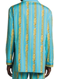 Versace Chainlink Pajama Shirt For Men -Versace Online Shop unnamed file 1618