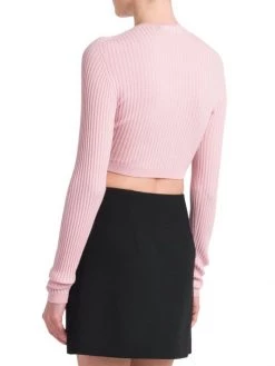 Versace Rib-Knit Keyhole Cardigan -Versace Online Shop unnamed file 1624