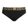 Versace Greek Key Bikini-Cut Panty Bluette