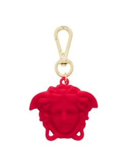 Versace La Medusa Keyring For Men Neon Green