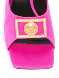 Versace Satin Slingback Sandals -Versace Online Shop unnamed file 1679