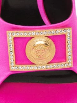 Versace Satin Slingback Sandals -Versace Online Shop unnamed file 1681