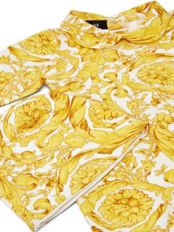 Versace Baby's 2-Piece Barocco Print Beanie & Footie Set For Kids -Versace Online Shop unnamed file 1692