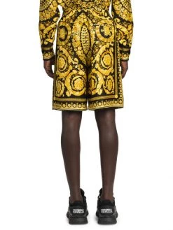 Versace Printed Silk Shorts For Men -Versace Online Shop unnamed file 1725