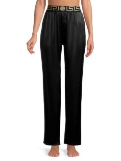 Versace Stretch Silk Satin Pants -Versace Online Shop unnamed file 173