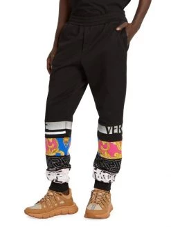 Versace Logo Print Sweatpants For Men -Versace Online Shop unnamed file 1743