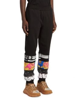Versace Logo Print Sweatpants For Men -Versace Online Shop unnamed file 1744
