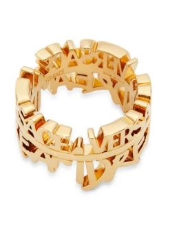 "Versace Dream" Goldtone Ring -Versace Online Shop unnamed file 1786