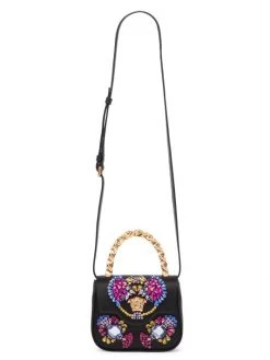 Versace Mini La Medusa Embellished Satin Top Handle Bag -Versace Online Shop unnamed file 1815