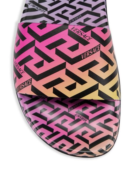 Versace La Greca Print Pool Slides 4 Versace La Greca Print Pool Slides - Image 4