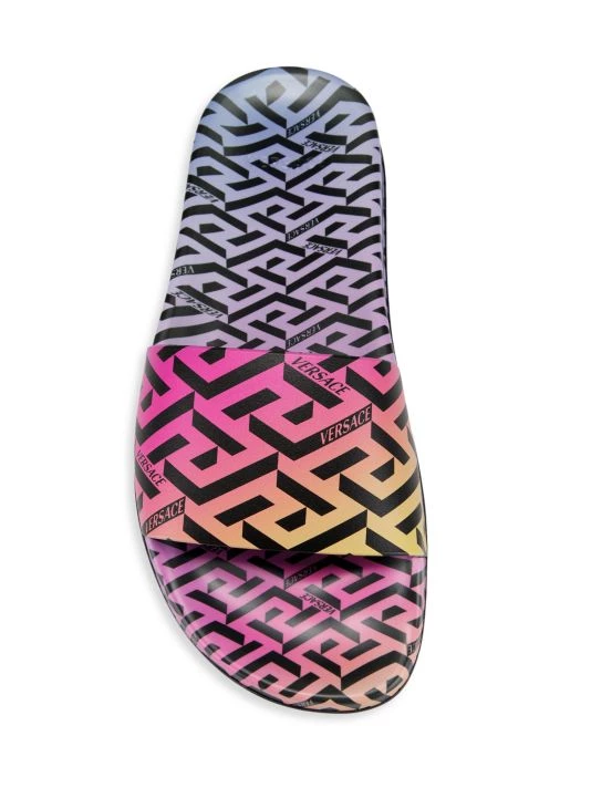 Versace La Greca Print Pool Slides 5 Versace La Greca Print Pool Slides - Image 5