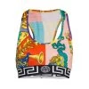 Versace Stretch-Cotton Sports Bra