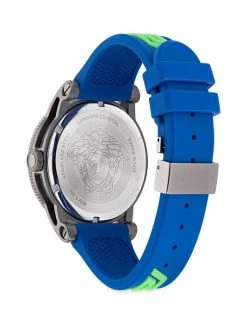 Versace Palazzo Gunmetal Greca Silicone Watch For Men -Versace Online Shop unnamed file 1884
