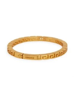Versace La Greca Goldtone Bracelet For Men