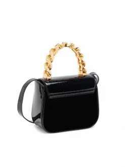 Versace Mini La Medusa Patent Leather Top Handle Bag Black Versace Gold -Versace Online Shop unnamed file 1941