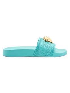 Versace La Medusa Pool Slides Neon Green -Versace Online Shop unnamed file 1961