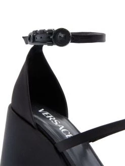 Versace 3 Strap Satin Platform Wedge Sandals Cerise -Versace Online Shop unnamed file 1973