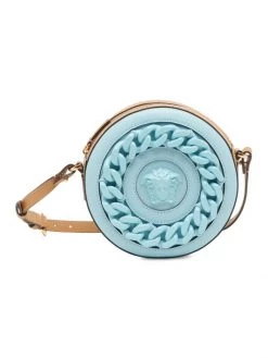 Versace La Medusa Chain Leather Disco Bag Optic White -Versace Online Shop unnamed file 1986