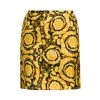 Versace Baroque Print Silk Slip Skirt