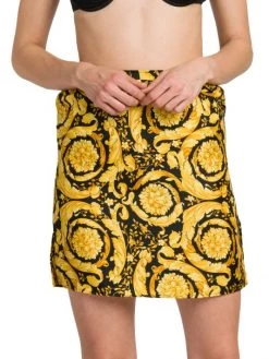 Versace Baroque Print Silk Slip Skirt -Versace Online Shop unnamed file 1996