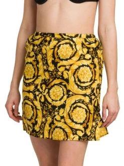 Versace Baroque Print Silk Slip Skirt -Versace Online Shop unnamed file 1997
