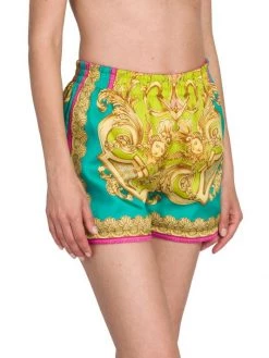 Versace Pull-On Barocco Shorts -Versace Online Shop unnamed file 2014