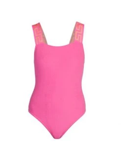 Versace Greca Strap One-Piece Swimsuit