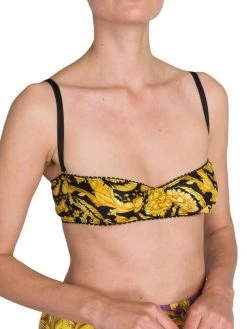 Versace Barocco-Print Silk Bralette -Versace Online Shop unnamed file 2063