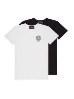 Versace Little Kid's & Kid's 2-Pack Logo T-Shirt Set For Kids