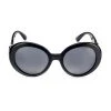 Versace Oval Resin Medusa Sunglasses Black
