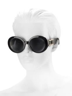 Versace Oval Resin Medusa Sunglasses Black -Versace Online Shop unnamed file 2069