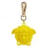 Versace Silicone Medusa Keychain For Men Sunset Yellow