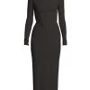 Versace Jersey Long-Sleeve Midi-Dress