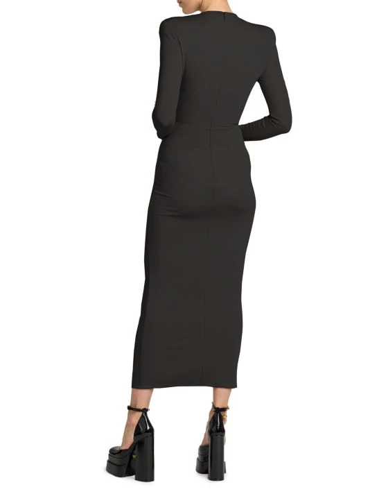 Versace Jersey Long-Sleeve Midi-Dress 5 Versace Jersey Long-Sleeve Midi-Dress - Image 5