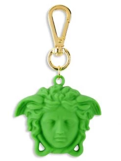 Versace Silicone Medusa Keychain For Men Sunset Yellow -Versace Online Shop unnamed file 209