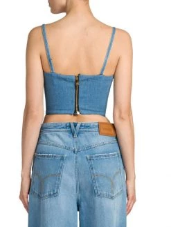 Versace Denim Corset Top -Versace Online Shop unnamed file 2091