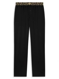 Versace Logo Band Pajama Pants For Men