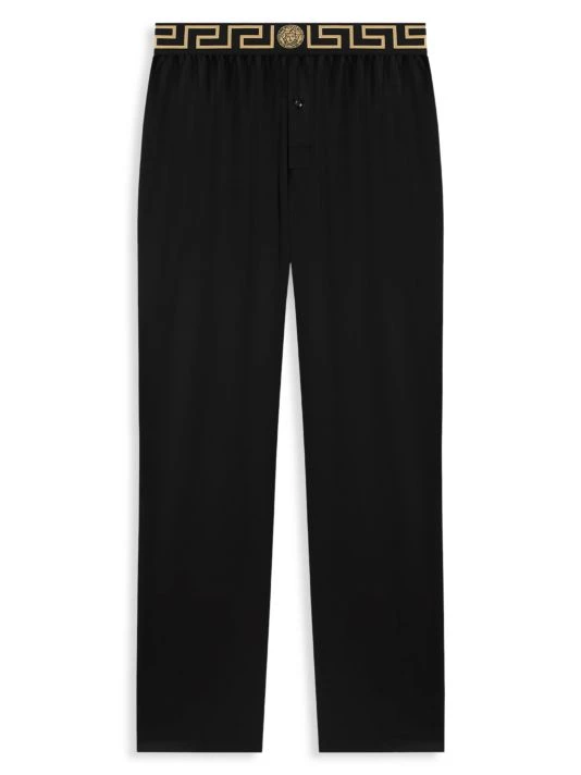 Versace Logo Band Pajama Pants For Men 1 Versace Logo Band Pajama Pants For Men