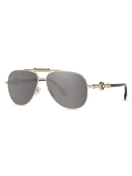 Versace VE2236 59MM Pilot Sunglasses For Men 2 Versace VE2236 59MM Pilot Sunglasses For Men - Image 2
