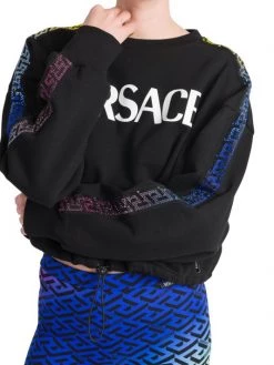 Versace La Greca Sleeve Logo Sweatshirt -Versace Online Shop unnamed file 2140