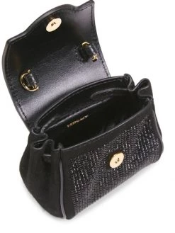 Versace Medusa Micro Studded Suede Top Handle Bag Black -Versace Online Shop unnamed file 2161