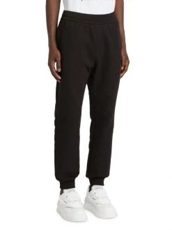 Versace Silver Baroque, Silver And Bluette Cotton Sweatpants For Men -Versace Online Shop unnamed file 2166
