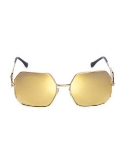 Versace 58MM Geometric Sunglasses