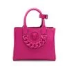Versace Small La Medusa Leather Tote Black Versace Gold