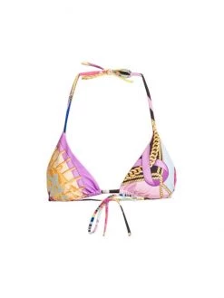 Versace Ventagli Bikini Top