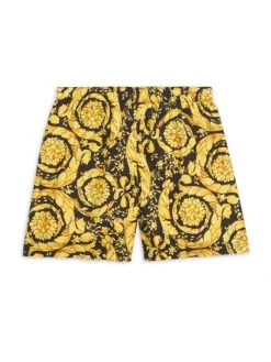 Versace Little Boy's & Boy's Barocco Swim Shorts For Kids
