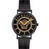 Versace V Essential Stainless Steel & Leather-Strap Watch For Men