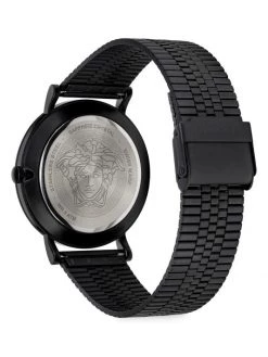 Versace V Essential Stainless Steel & Leather-Strap Watch For Men -Versace Online Shop unnamed file 2287