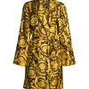 Versace Printed Silk Robe