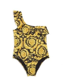 Versace Little Girl's & Girl's Vita One-Piece Bathing Suit For Kids